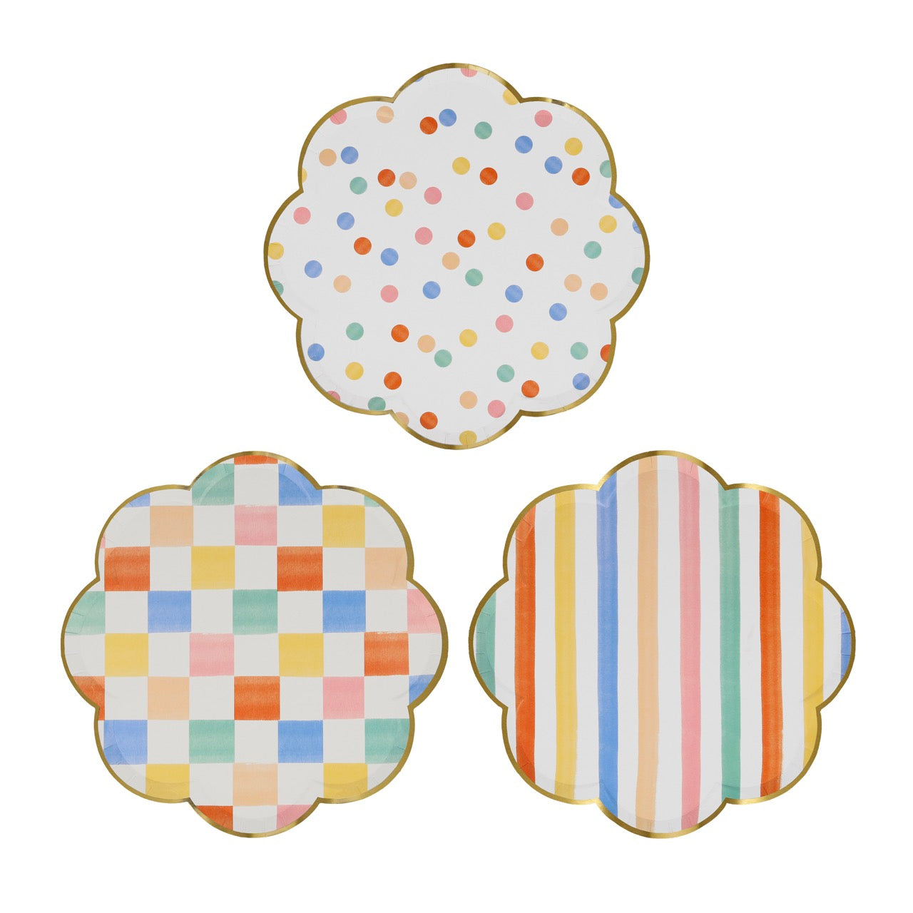 Colourful Pattern Side Plates