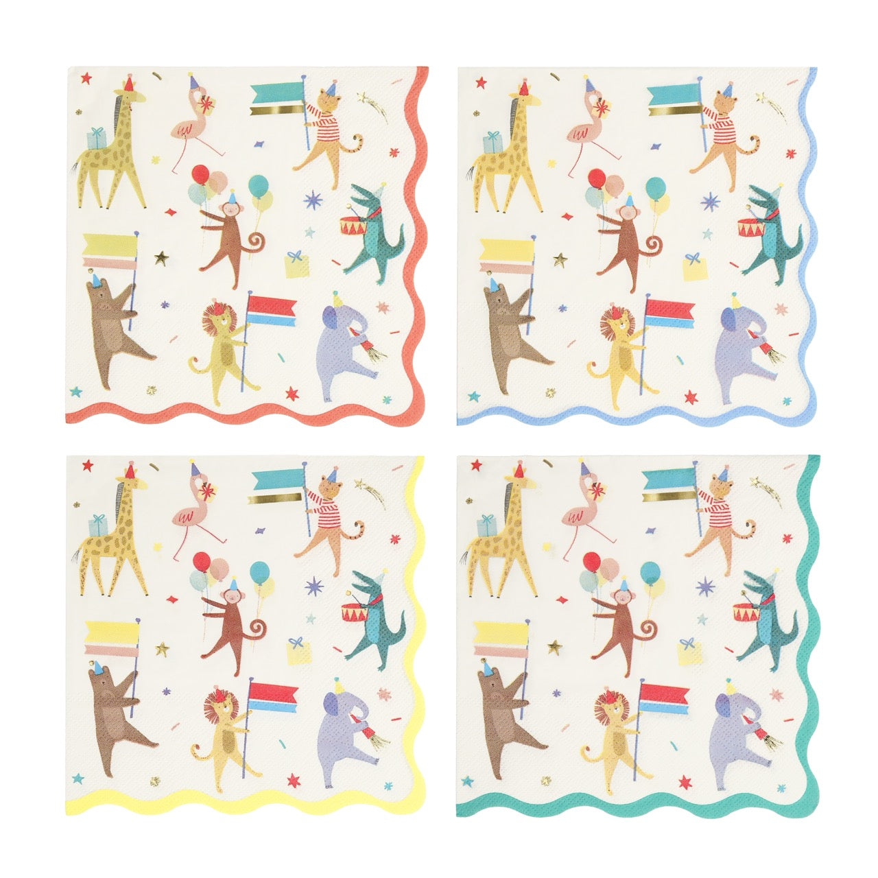 Animal Parade Large Napkins