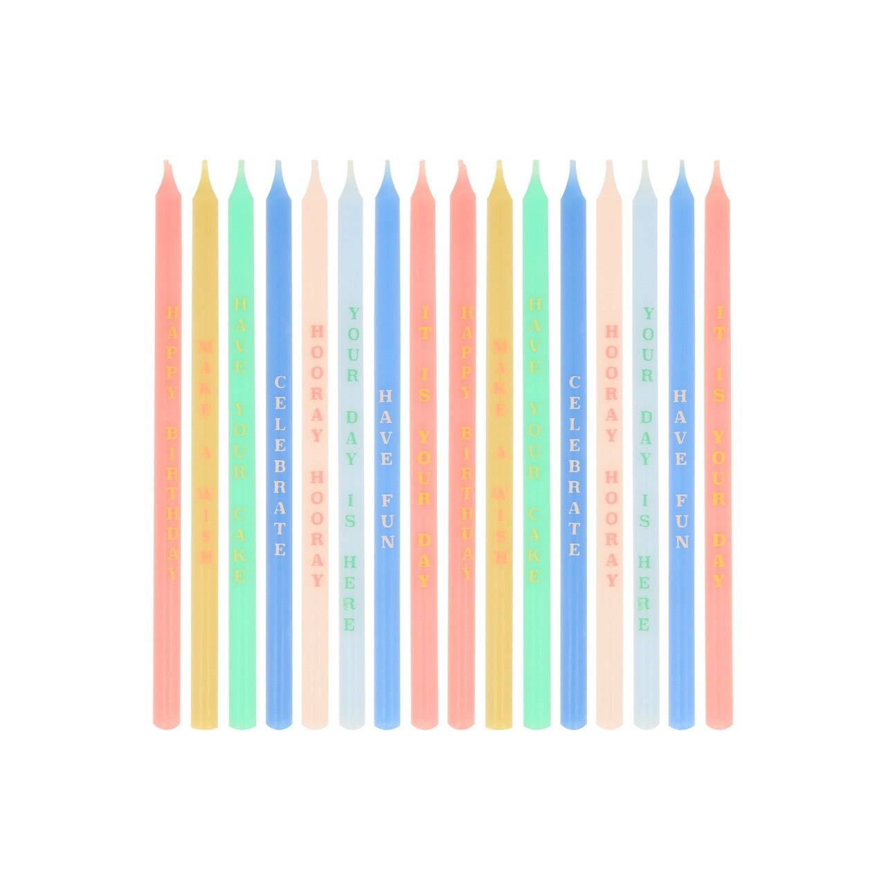 Birthday Phrases Candles