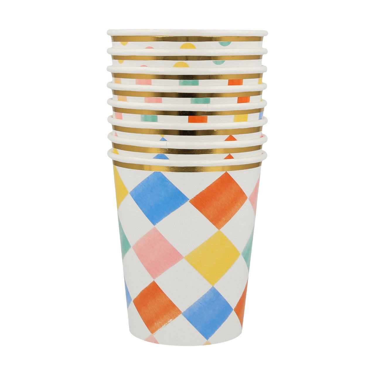 Colourful Pattern Cups