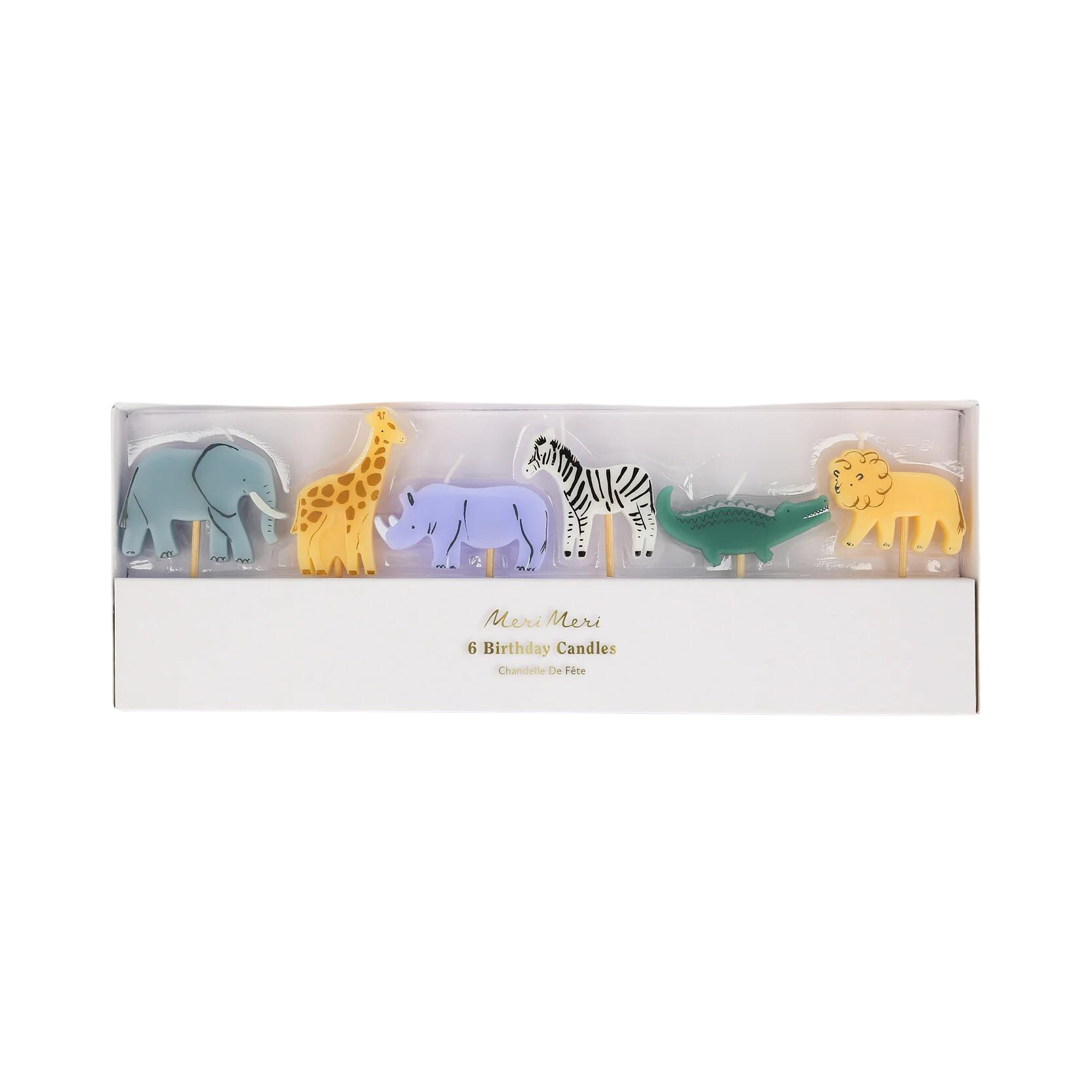 Safari Animals Candles