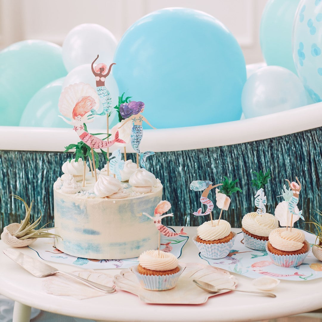 Mermaid Cake Toppers