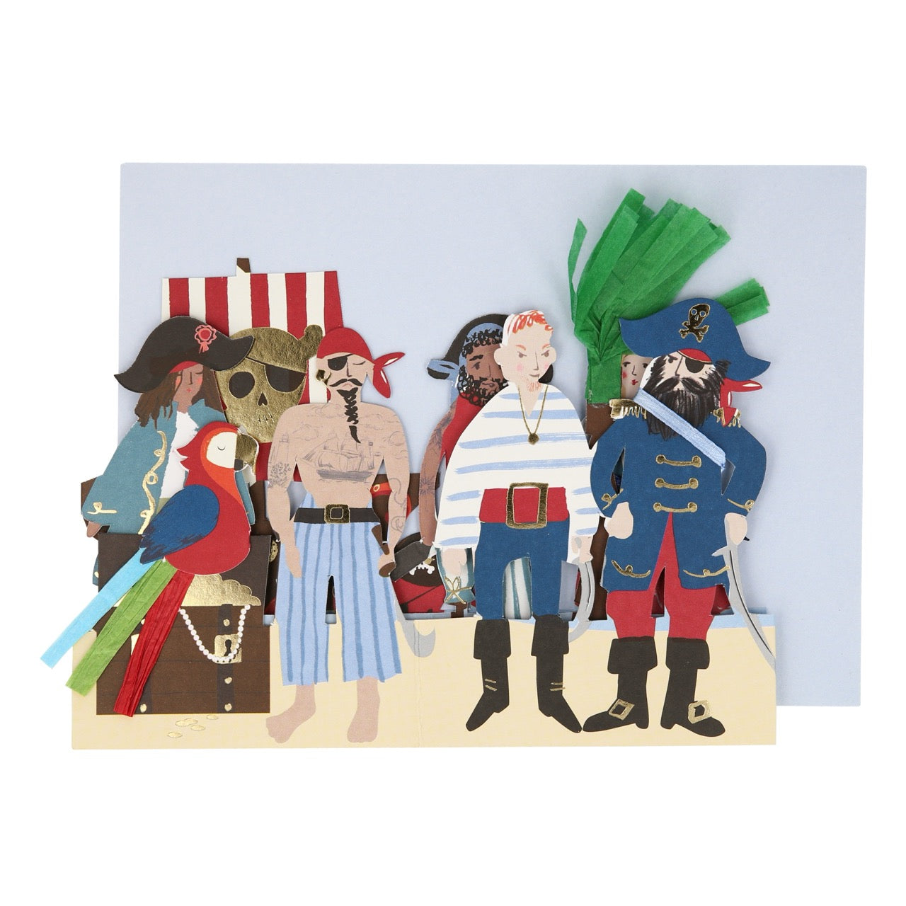 Pirates Birthday Card