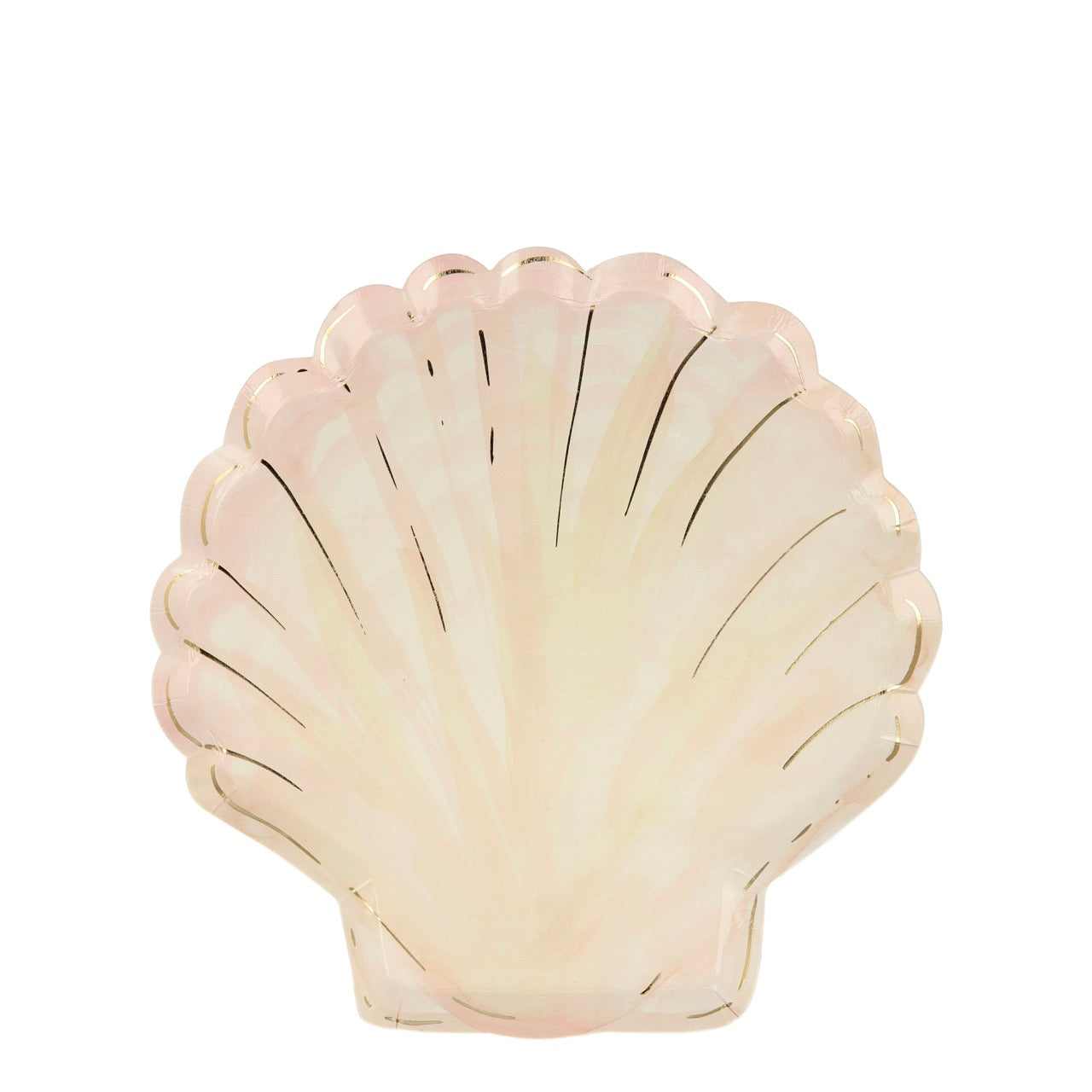 Mermaid Watercolour Clam Shell Plates