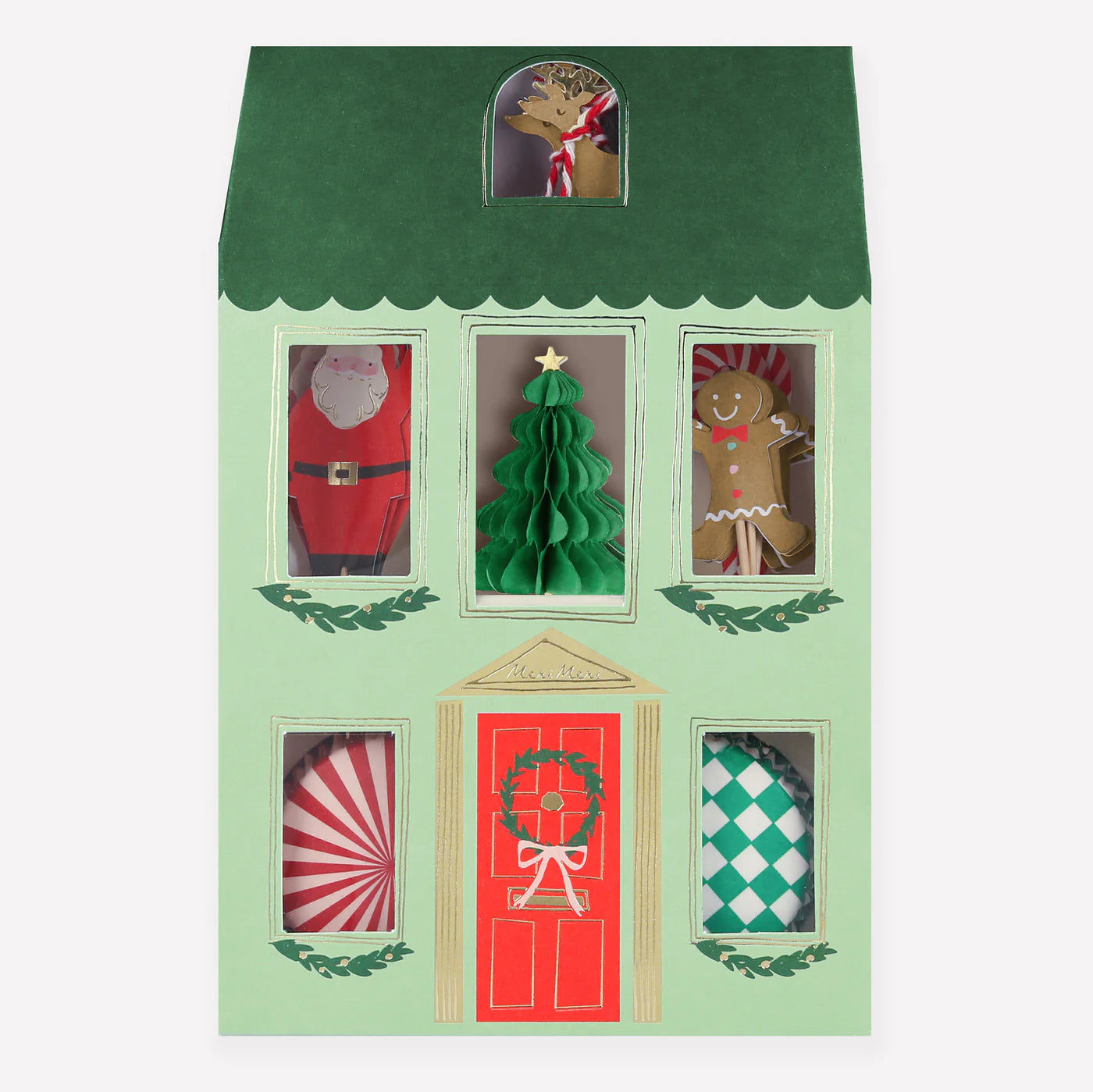 Festive House Christmas Cupcake  Kit