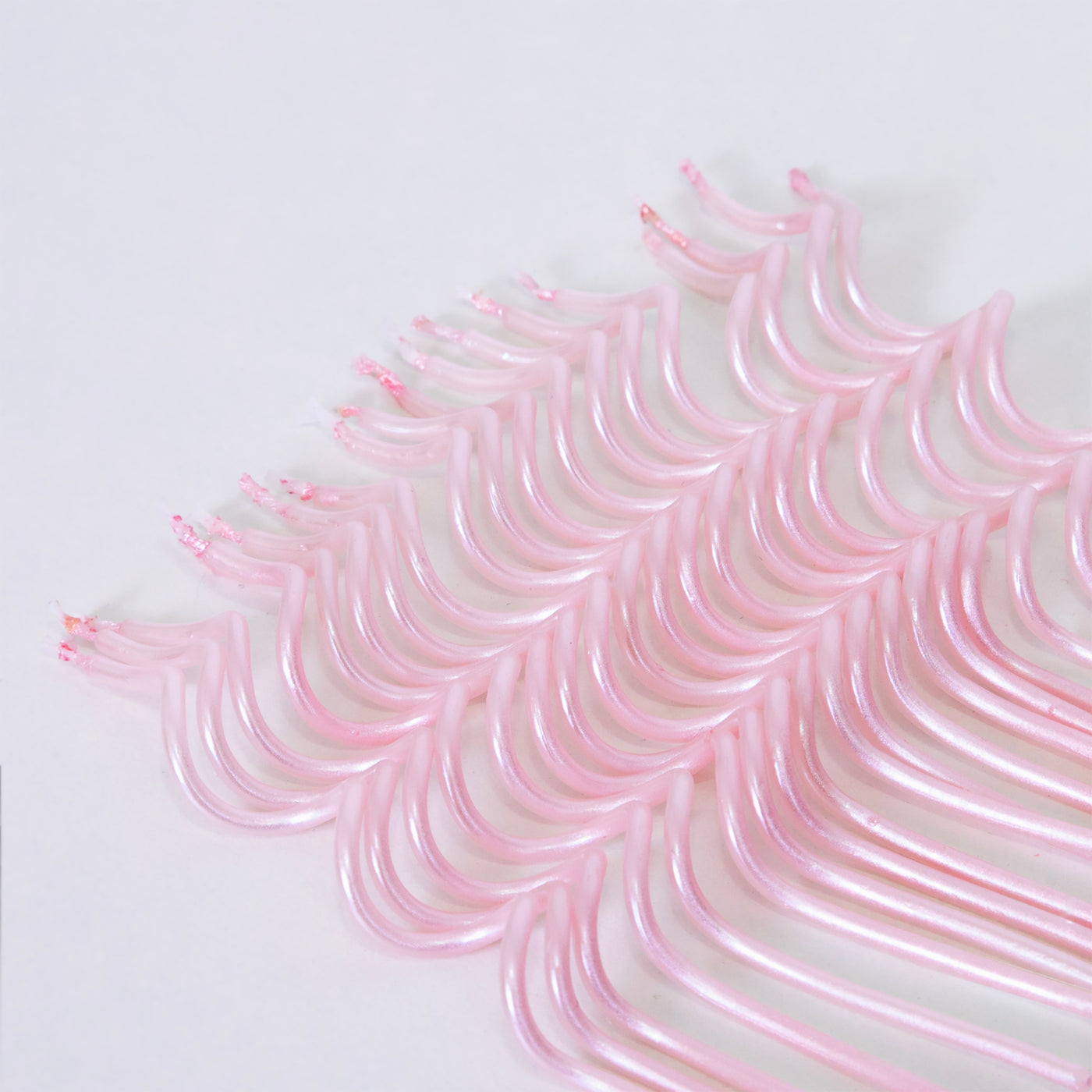 Pink Swirly Candles