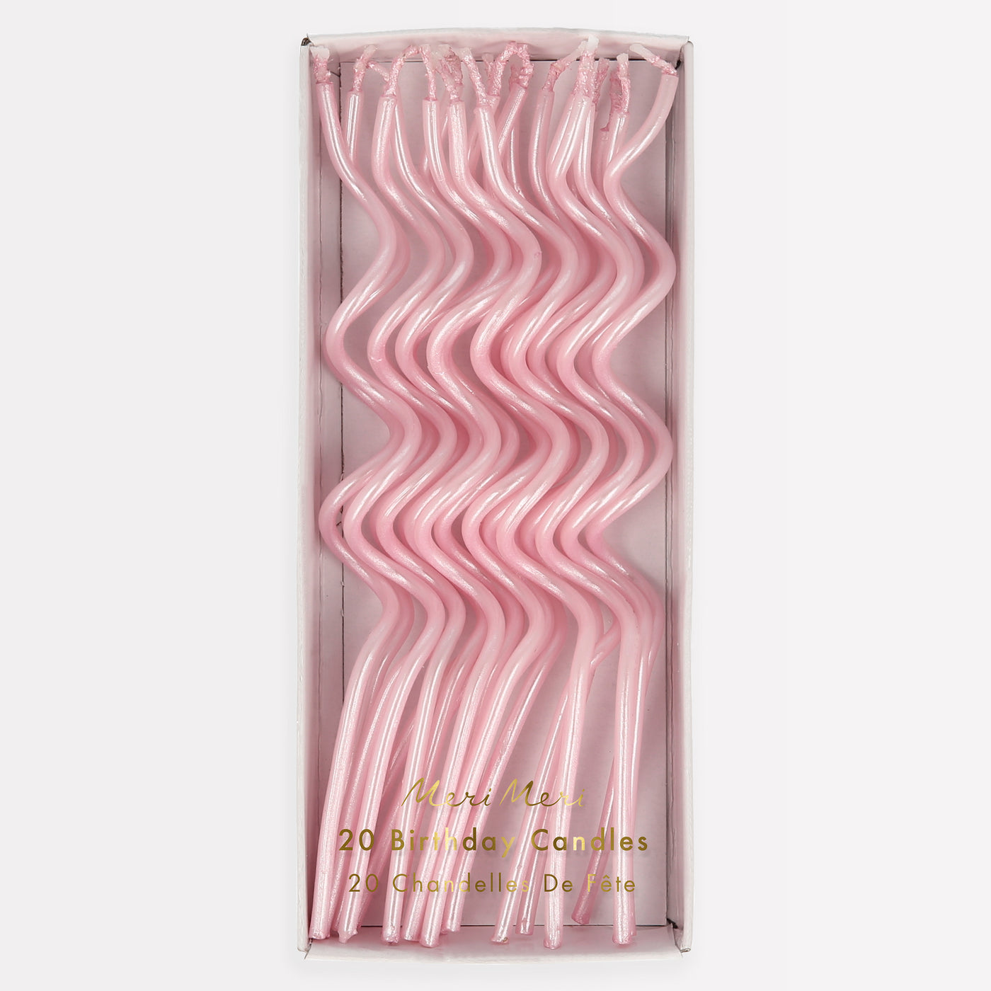 Pink Swirly Candles