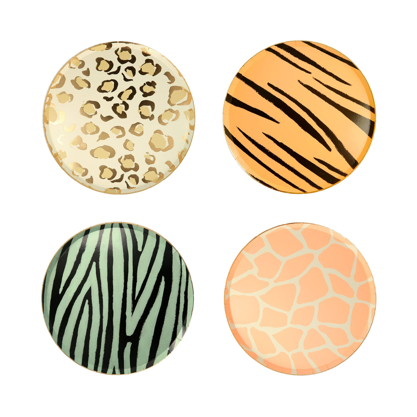 Safari Animals Print Side Plates